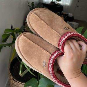 Womens UGG Tazz platform clog - chestnut